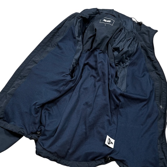 PALACE Navy Windbreaker Jacket - Picture 4 of 11